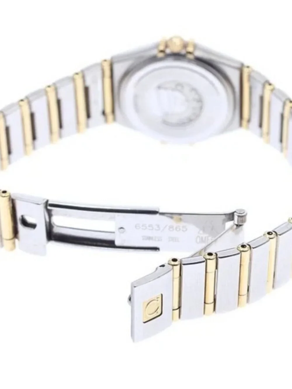 OMEGA Constellation 1267.15 Diamond bezel gold Dial Quartz Ladies Watch_968798